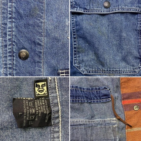 Obey denim jean jacket - Picture 8 of 8
